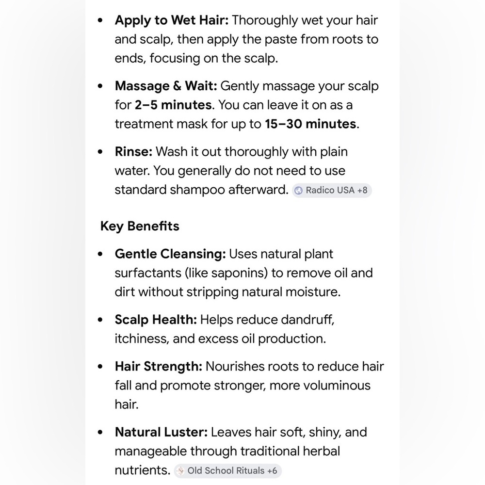 2 for $30 🆕Natural Herbal Hair Washing Powder - Picture 5 of 11